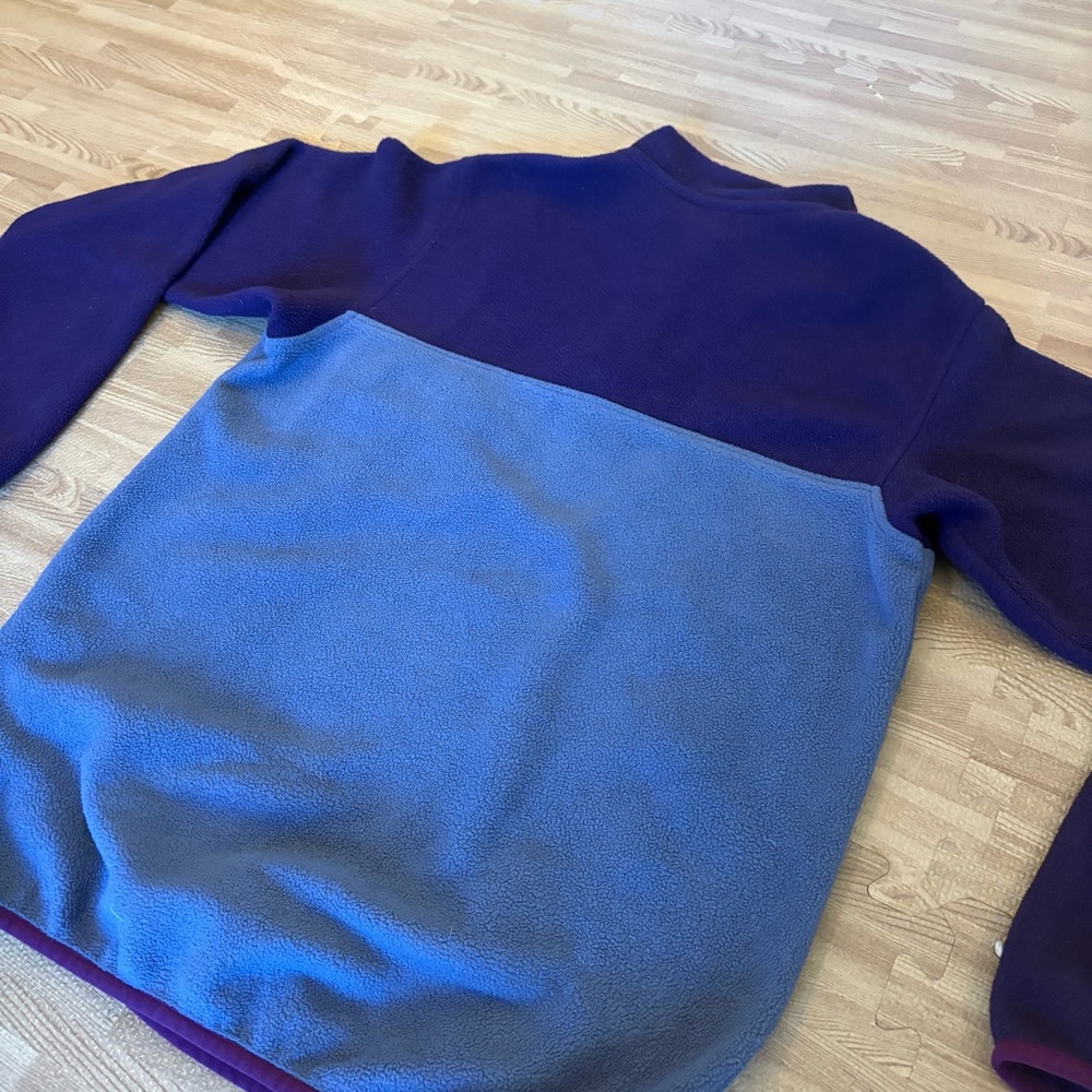Patagonia Synchilla Snap-T Pullover Women's XS Purple Colorblock Fleece - Picture 9 of 14
